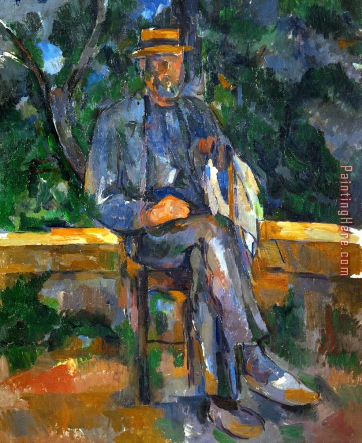 Paul Cezanne Seated Man 1905 1906